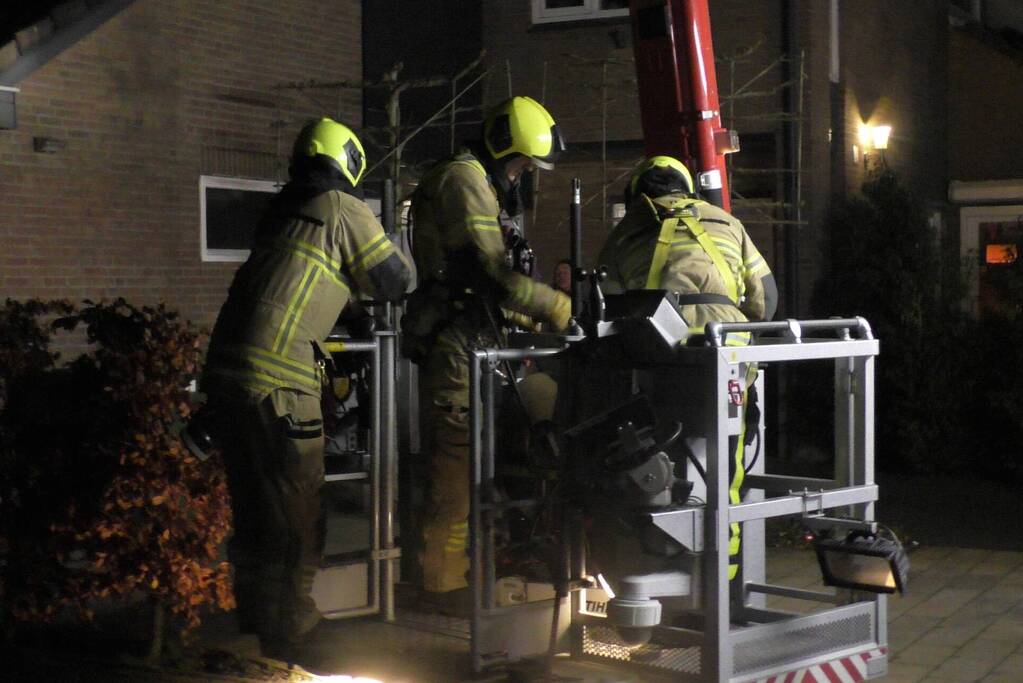 Brand ontstaan in een leegstaand pand
