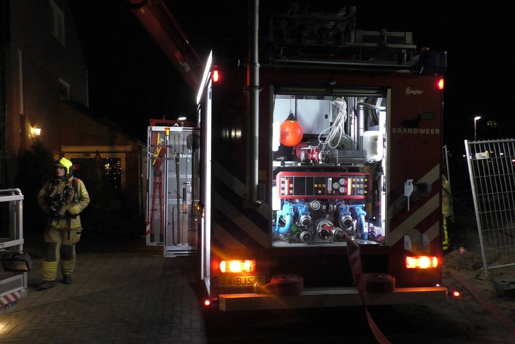 Brand ontstaan in een leegstaand pand