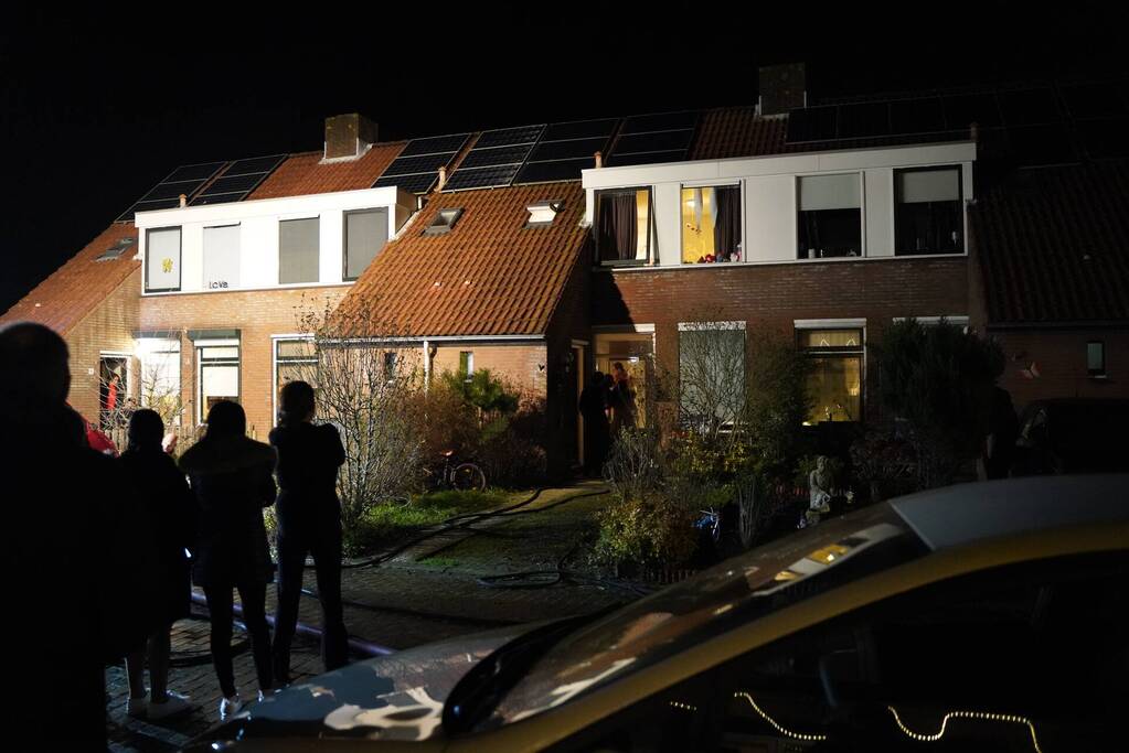 Uitslaande brand in woning