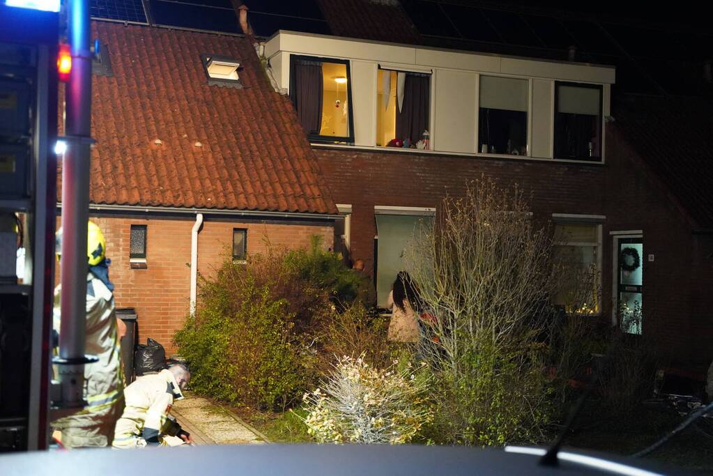 Uitslaande brand in woning