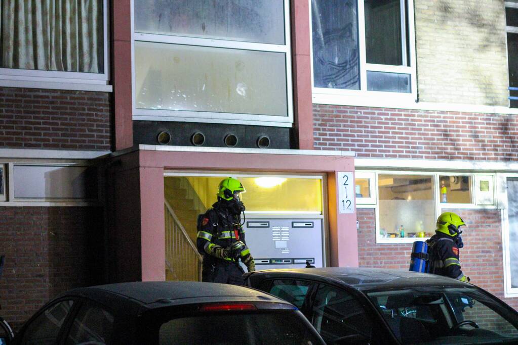 Flat ontruimd na uitslaande brand