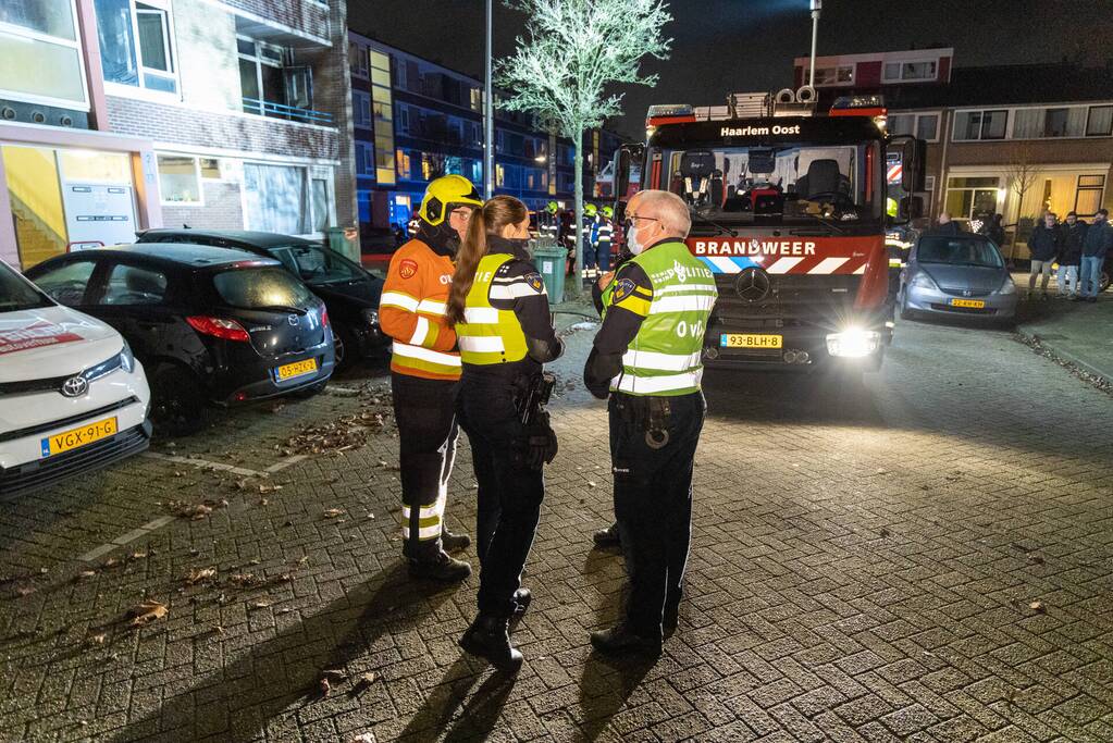 Flat ontruimd na uitslaande brand