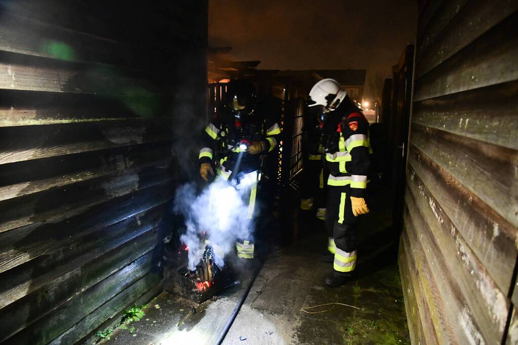 Veel schade aan schuur door brand