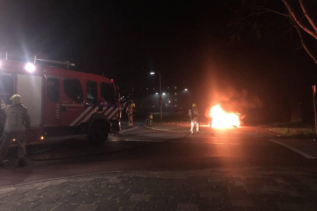 Meerdere scooters in brand