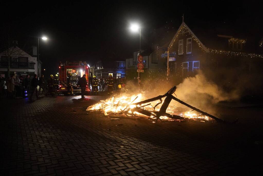 Caravan volledig uitgebrand