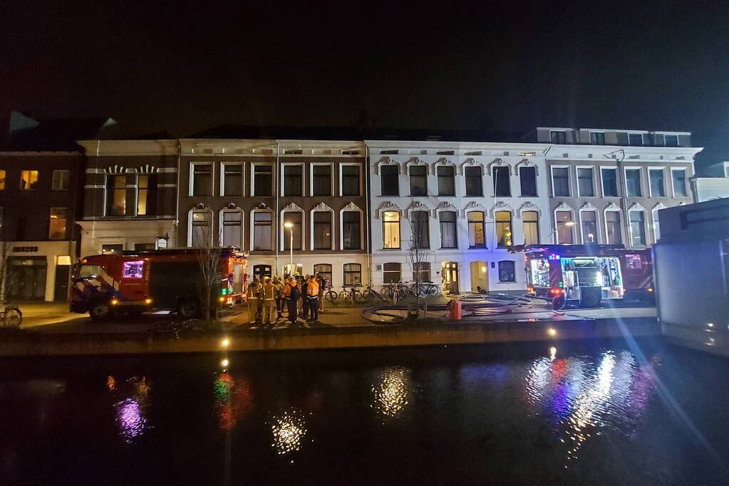 Uitslaande brand in woning