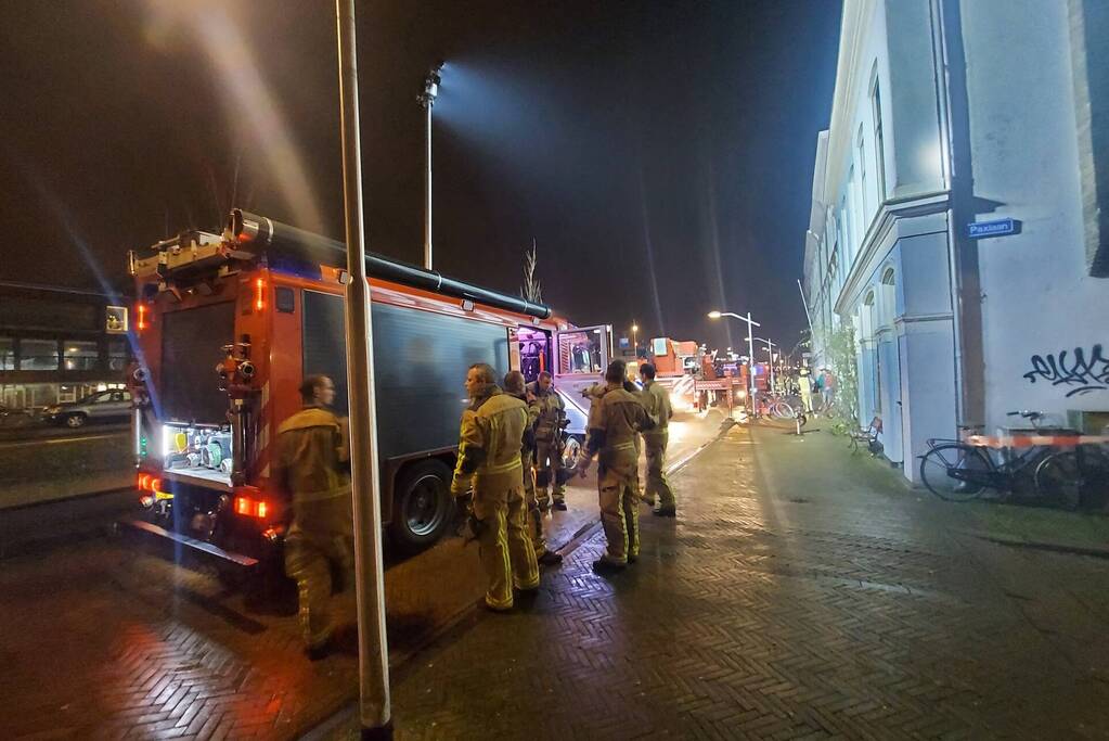 Uitslaande brand in woning