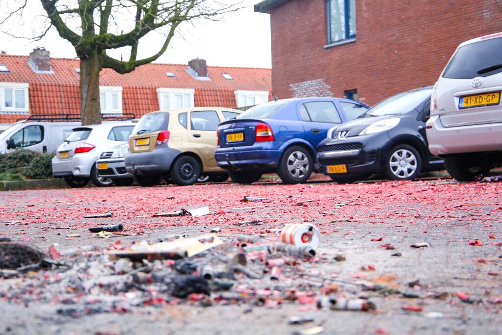 Veel schade na jaarwisseling