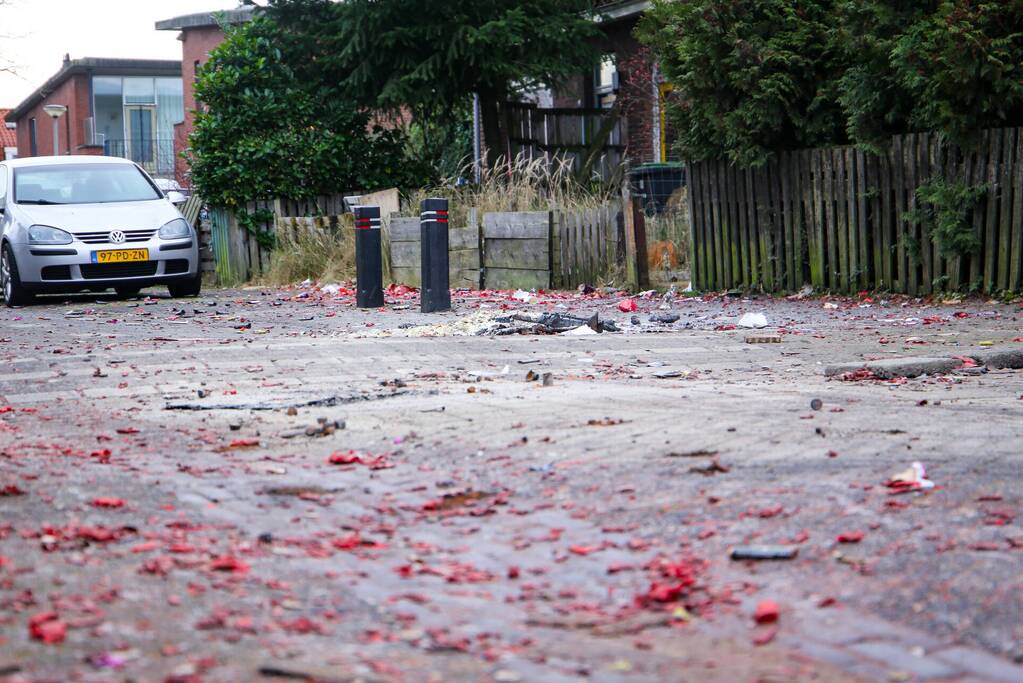 Veel schade na jaarwisseling