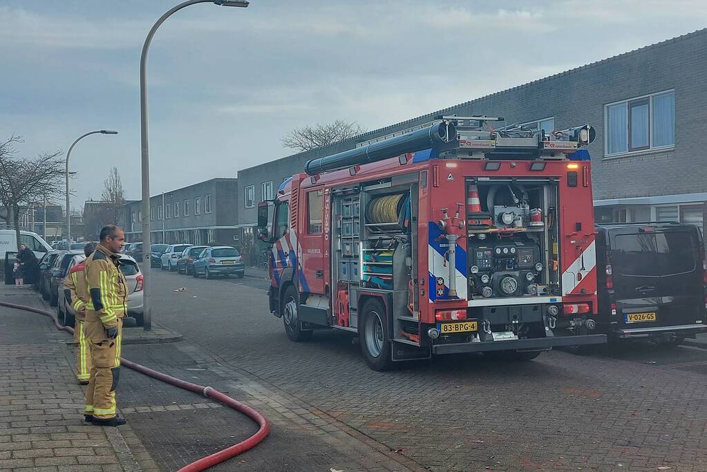 Rookontwikkeling bij brand in container