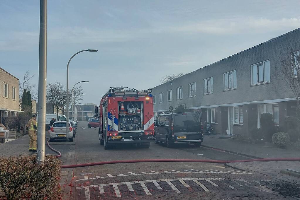 Rookontwikkeling bij brand in container