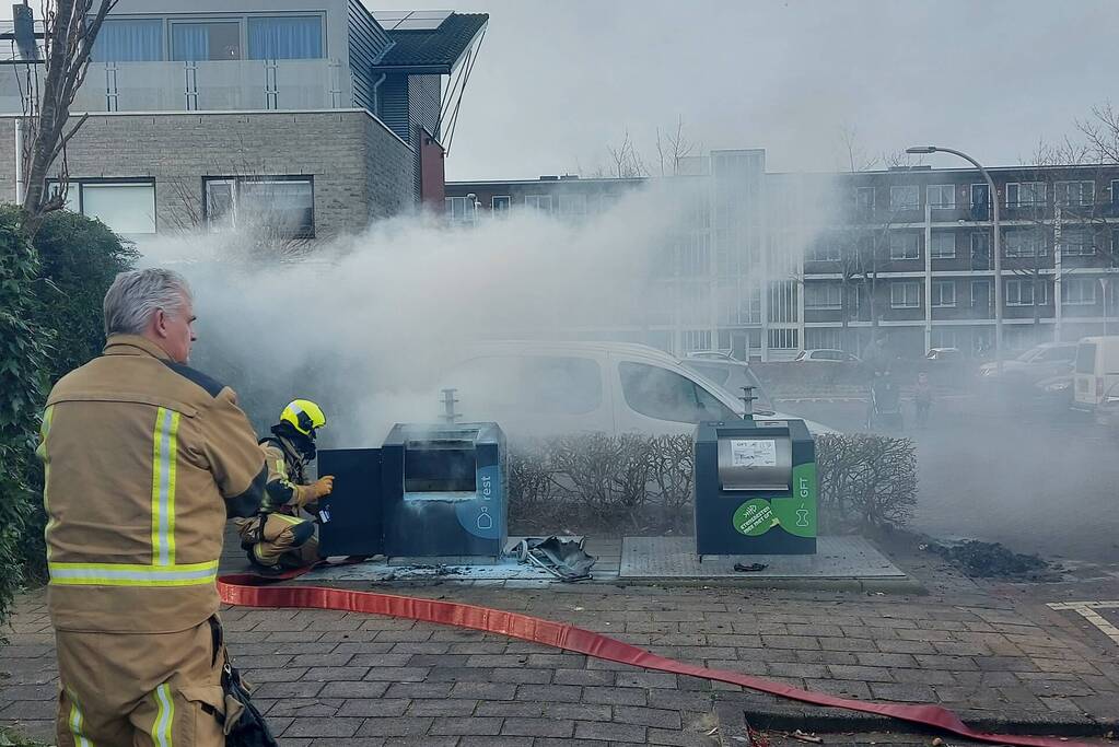 Rookontwikkeling bij brand in container