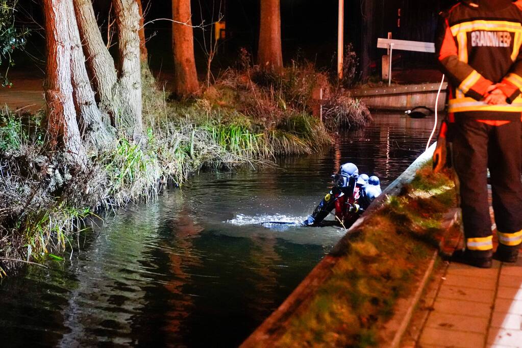 Hulpdiensten onderzoeken sloot na onbeheerde fiets