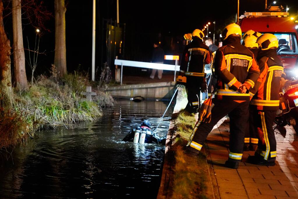 Hulpdiensten onderzoeken sloot na onbeheerde fiets