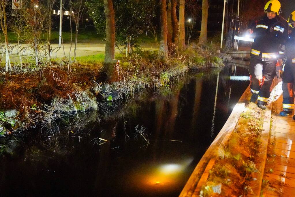 Hulpdiensten onderzoeken sloot na onbeheerde fiets