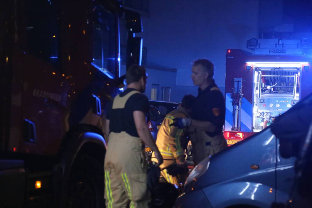 Veel schade na brand in flatwoning