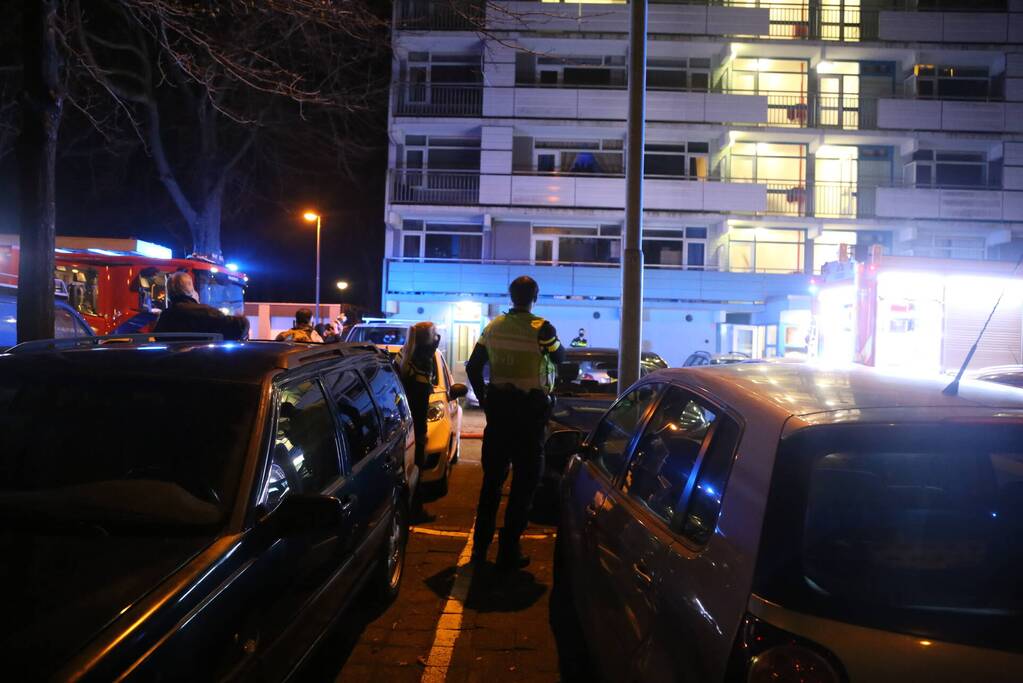 Veel schade na brand in flatwoning