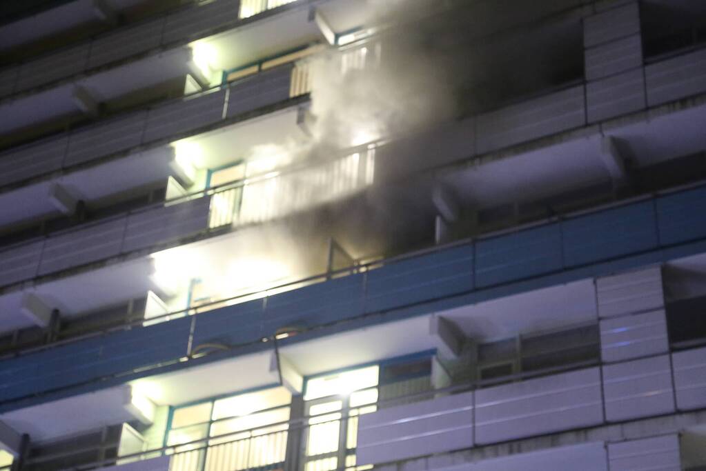 Veel schade na brand in flatwoning