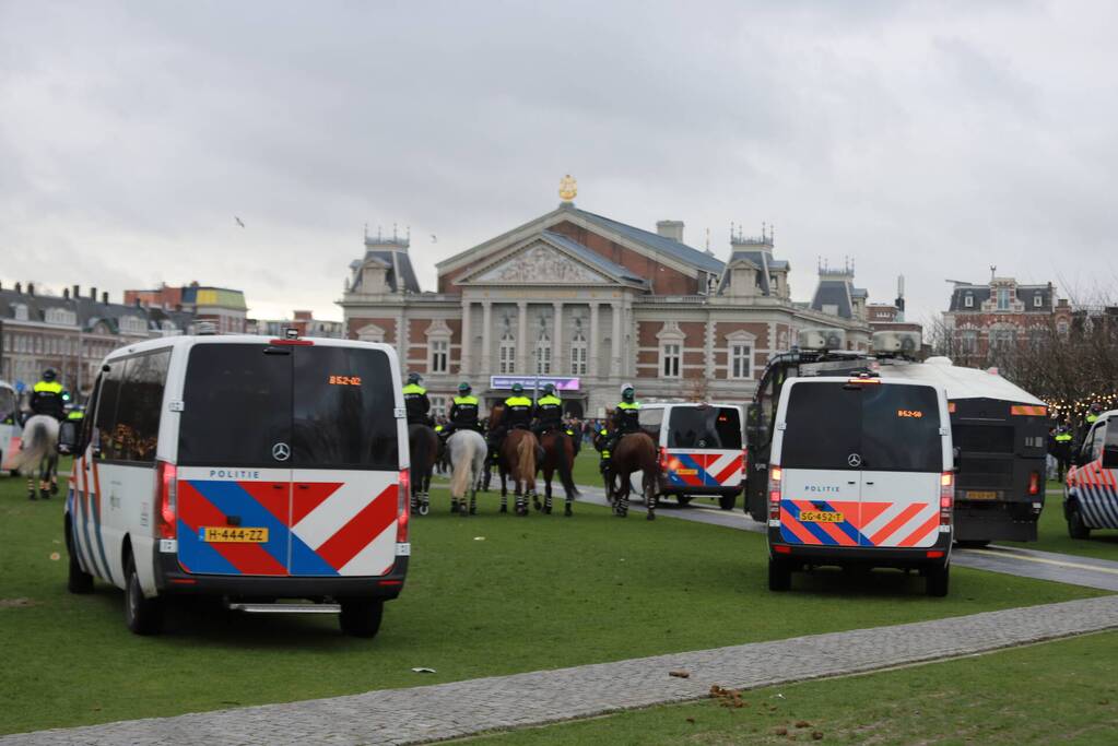 Duizenden demonstranten bij demonstratie