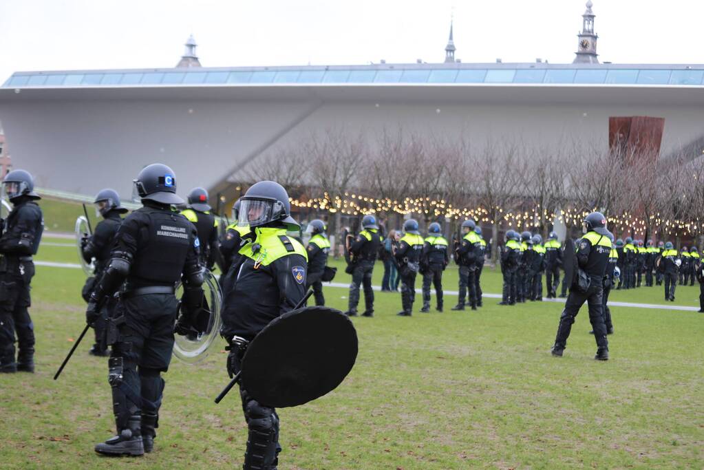 Duizenden demonstranten bij demonstratie