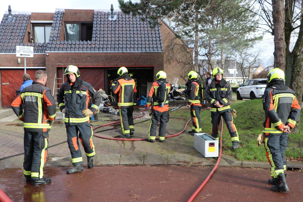 Flinke schade na brand in garage