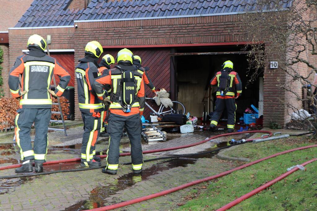 Flinke schade na brand in garage