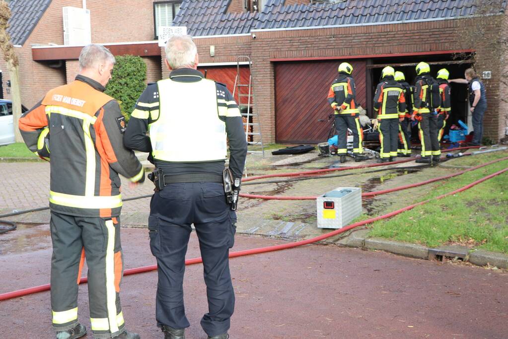 Flinke schade na brand in garage