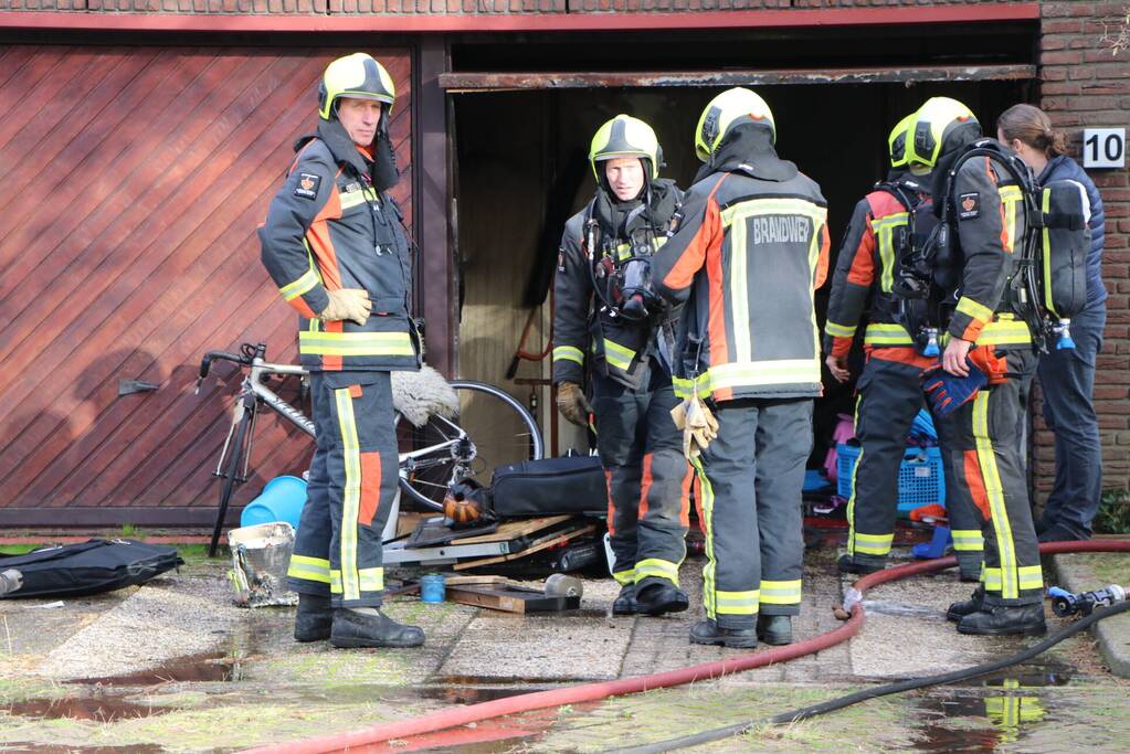 Flinke schade na brand in garage