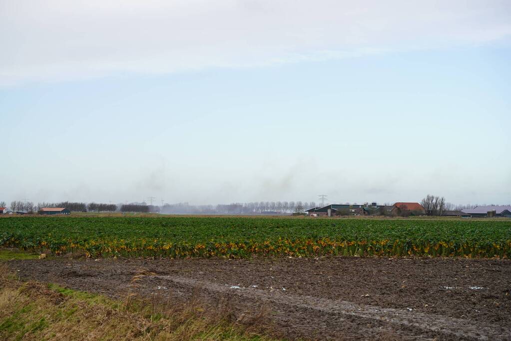 Grote uitslaande brand verwoest schuur