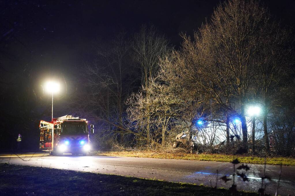 Ernstig gewonde na eenzijdig ongeval