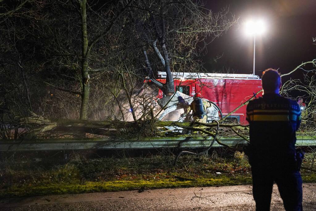 Ernstig gewonde na eenzijdig ongeval