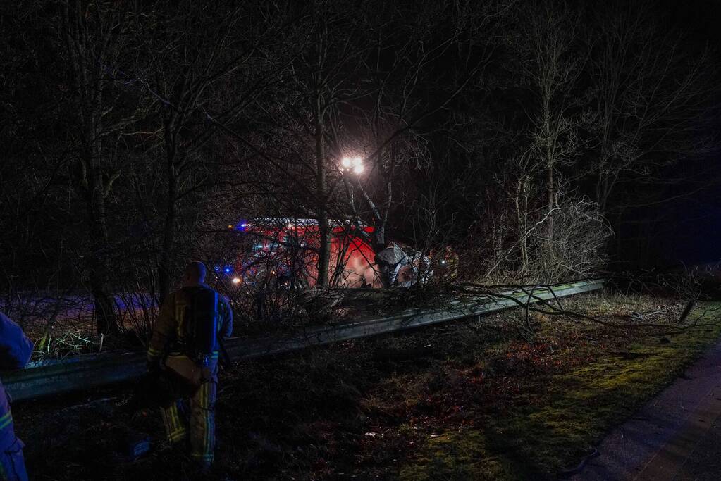 Ernstig gewonde na eenzijdig ongeval