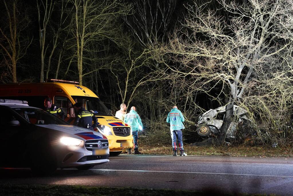 Ernstig gewonde na eenzijdig ongeval