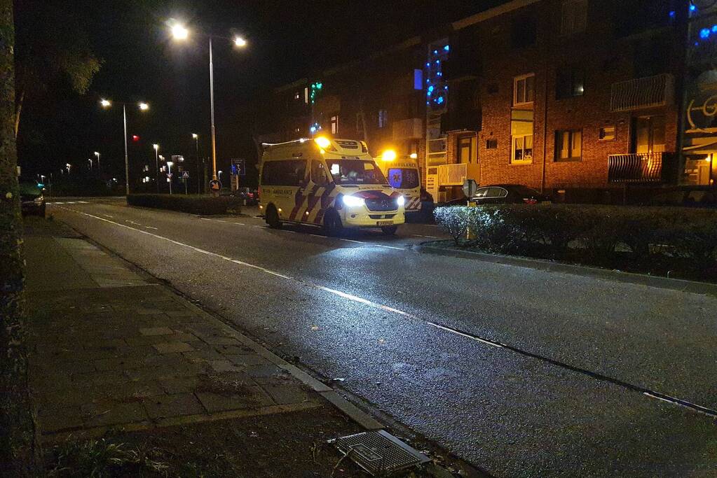 Persoon gewond na mogelijke val