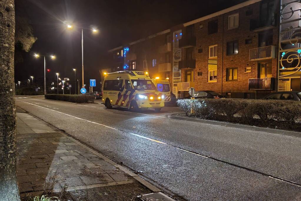 Persoon gewond na mogelijke val