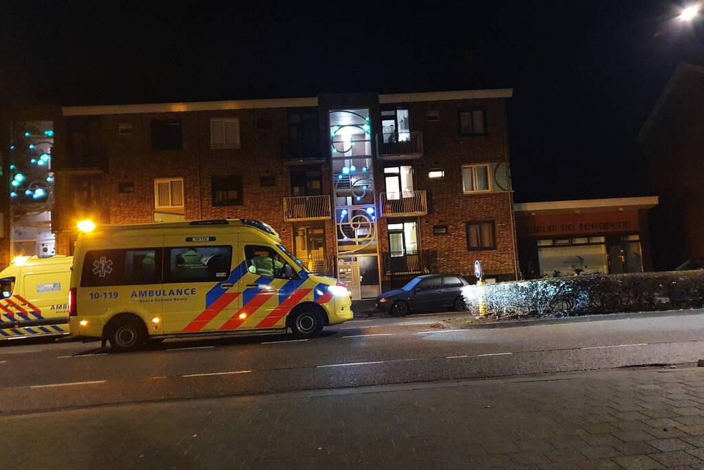 Persoon gewond na mogelijke val