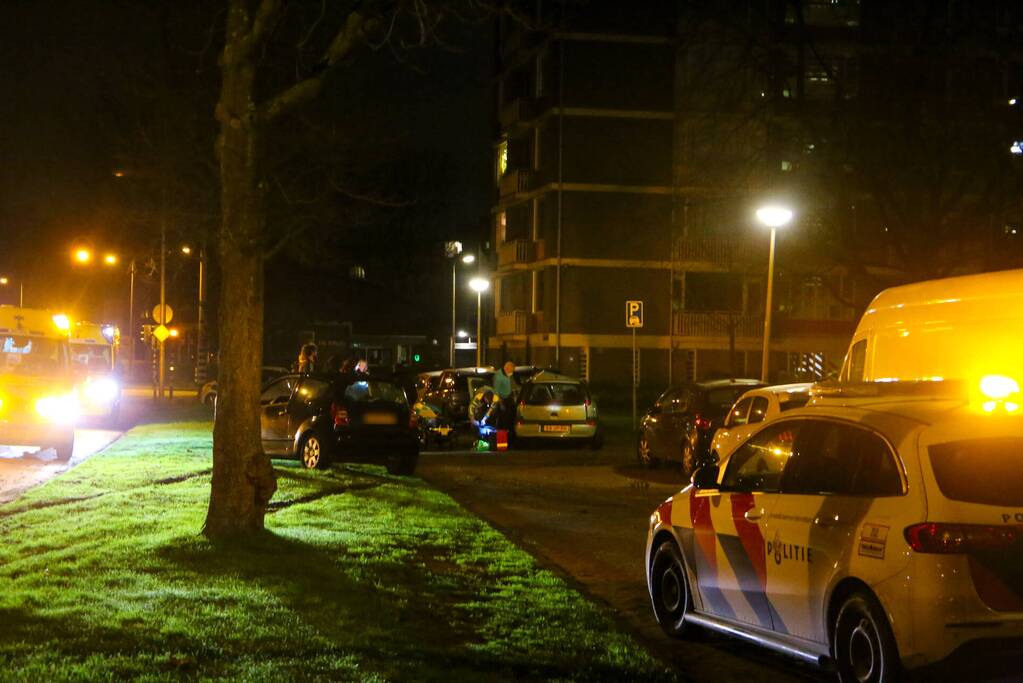 Lachgastank aangetroffen bij ernstig ongeval