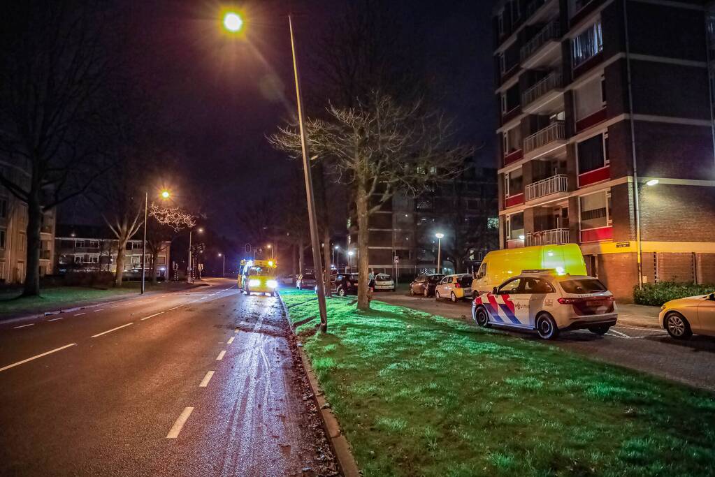 Lachgastank aangetroffen bij ernstig ongeval