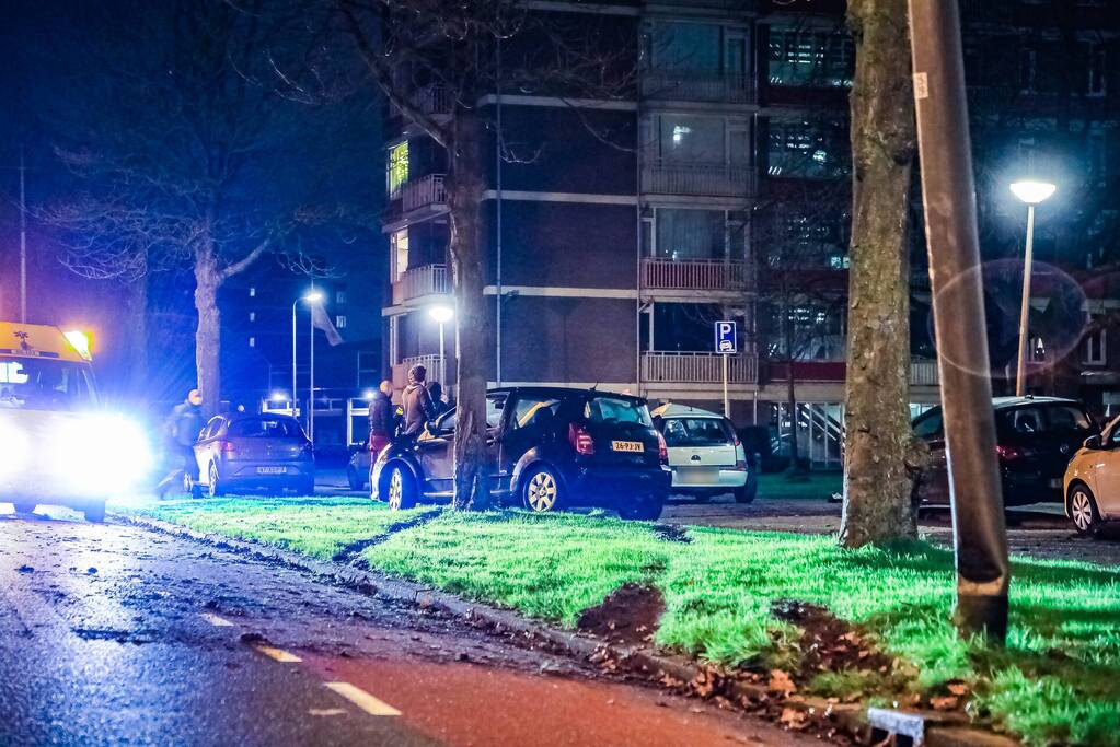 Lachgastank aangetroffen bij ernstig ongeval