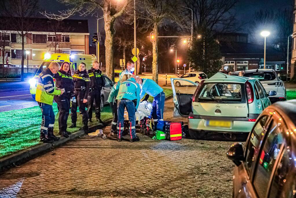 Lachgastank aangetroffen bij ernstig ongeval