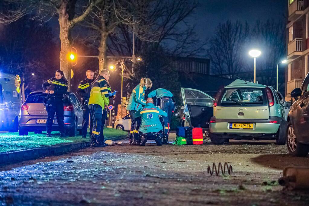 Lachgastank aangetroffen bij ernstig ongeval