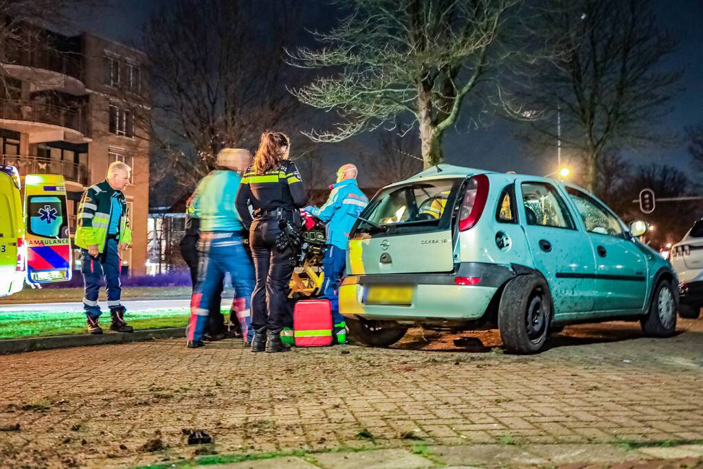 Lachgastank aangetroffen bij ernstig ongeval