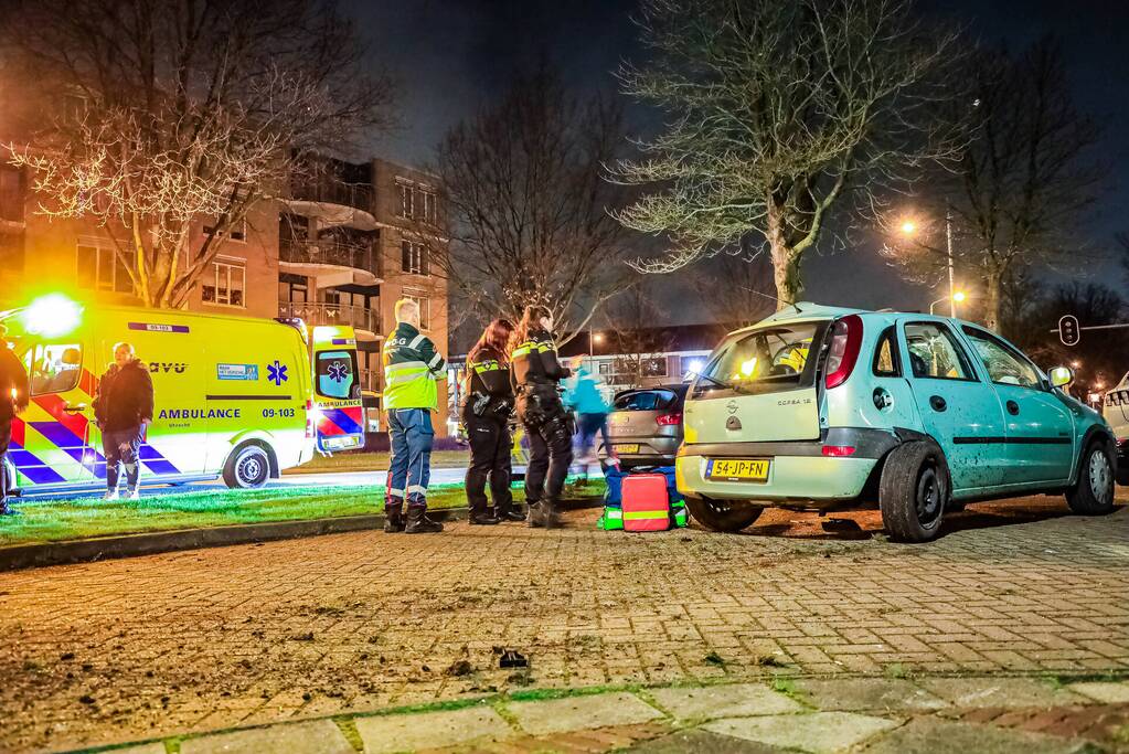 Lachgastank aangetroffen bij ernstig ongeval