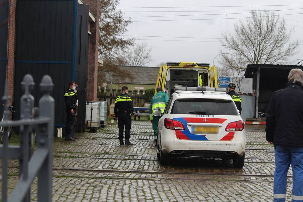 Persoon gewond in loods Stichting Stoomtrein
