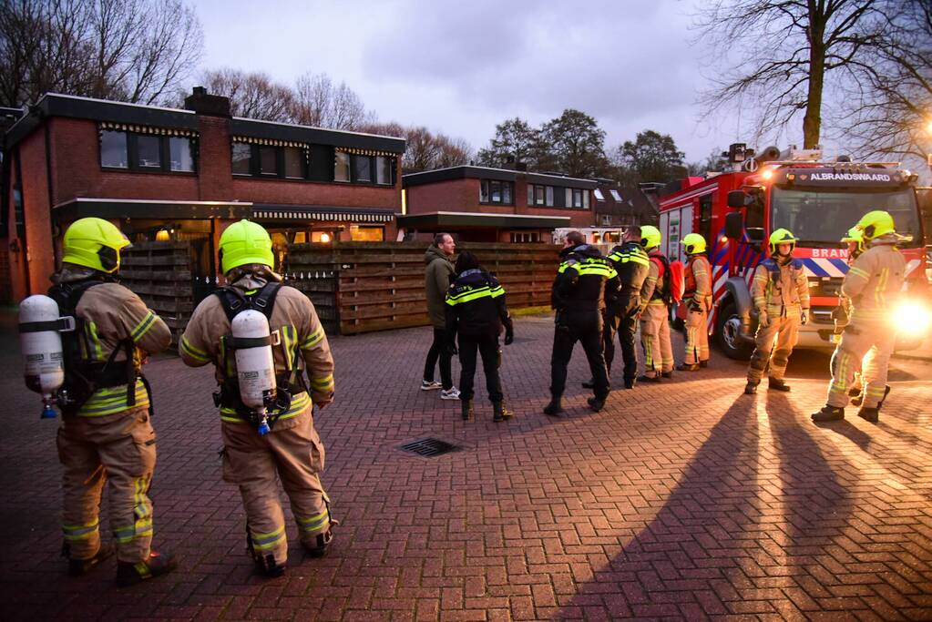 Politie-inzet bij melding woningbrand