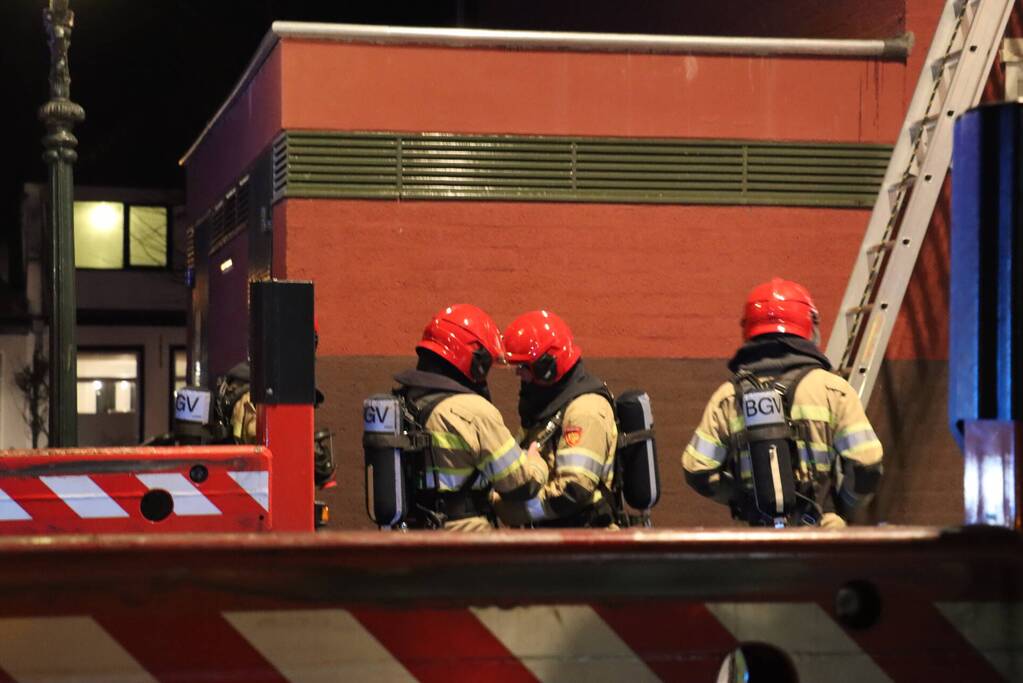 Groot alarm voor brand in wijkcentrum