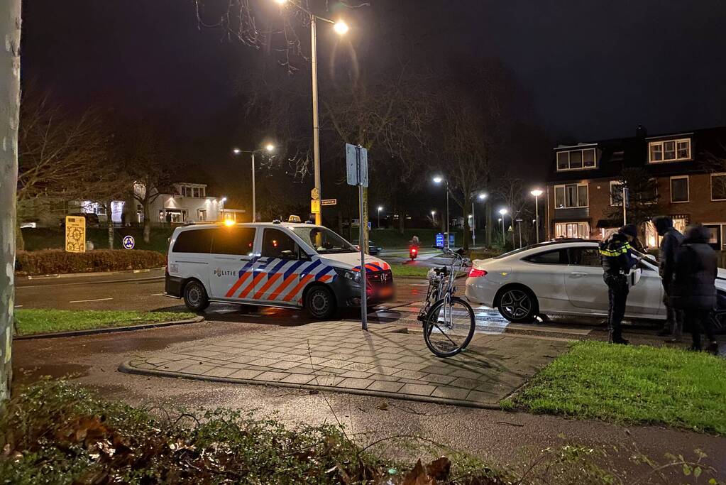 Fietser gewond door ongeval met personenauto