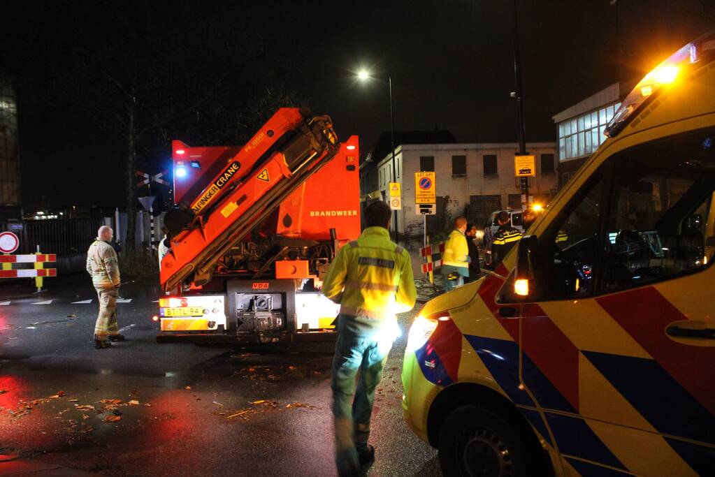 Straten onder water door springtij