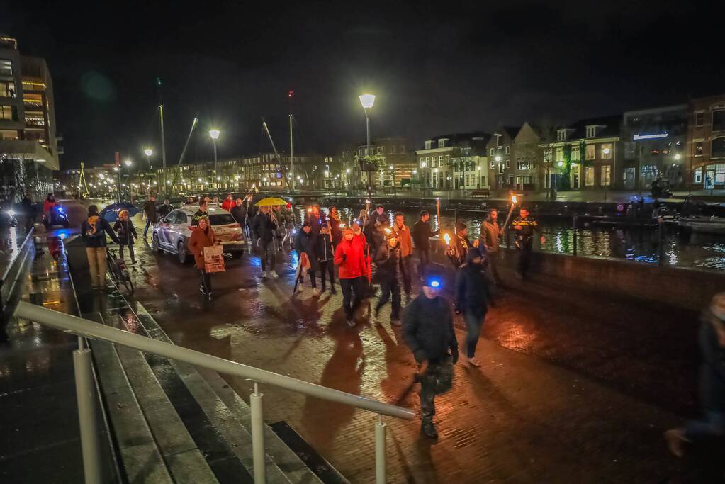 Veel mensen bij demonstratie