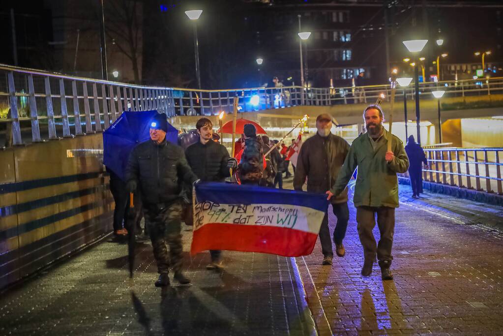 Veel mensen bij demonstratie